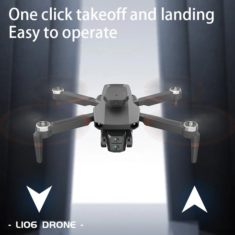 LYZRC L106 PRO/ MAX Brushless Motor Drone HD Dual Camera Switch 2.4GHz Intelligent 360° Obstacle Avoidance Portable RC Drone
