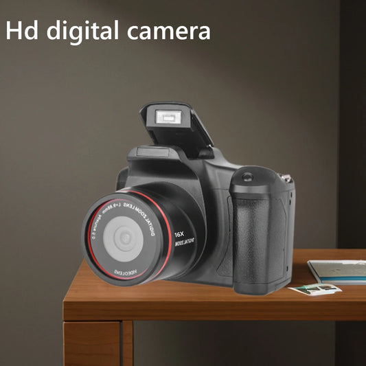 1080P 16MP Digital Camera 16X Zoom Camcorder with 2.4 Inch LCD Screen Video Recorder for Photography and Video